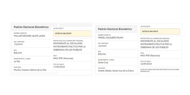 Fiscales departamentales de La Paz y Santa Cruz también figuran en listas del MAS