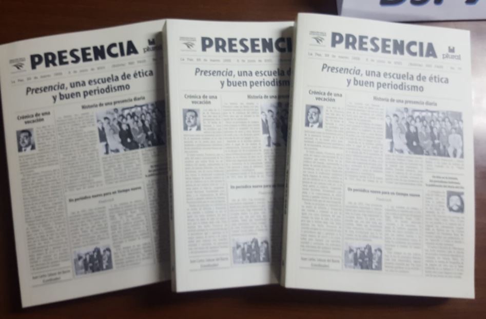 Juan Carlos Salazar presenta libro sobre medio siglo de historia del matutino Presencia