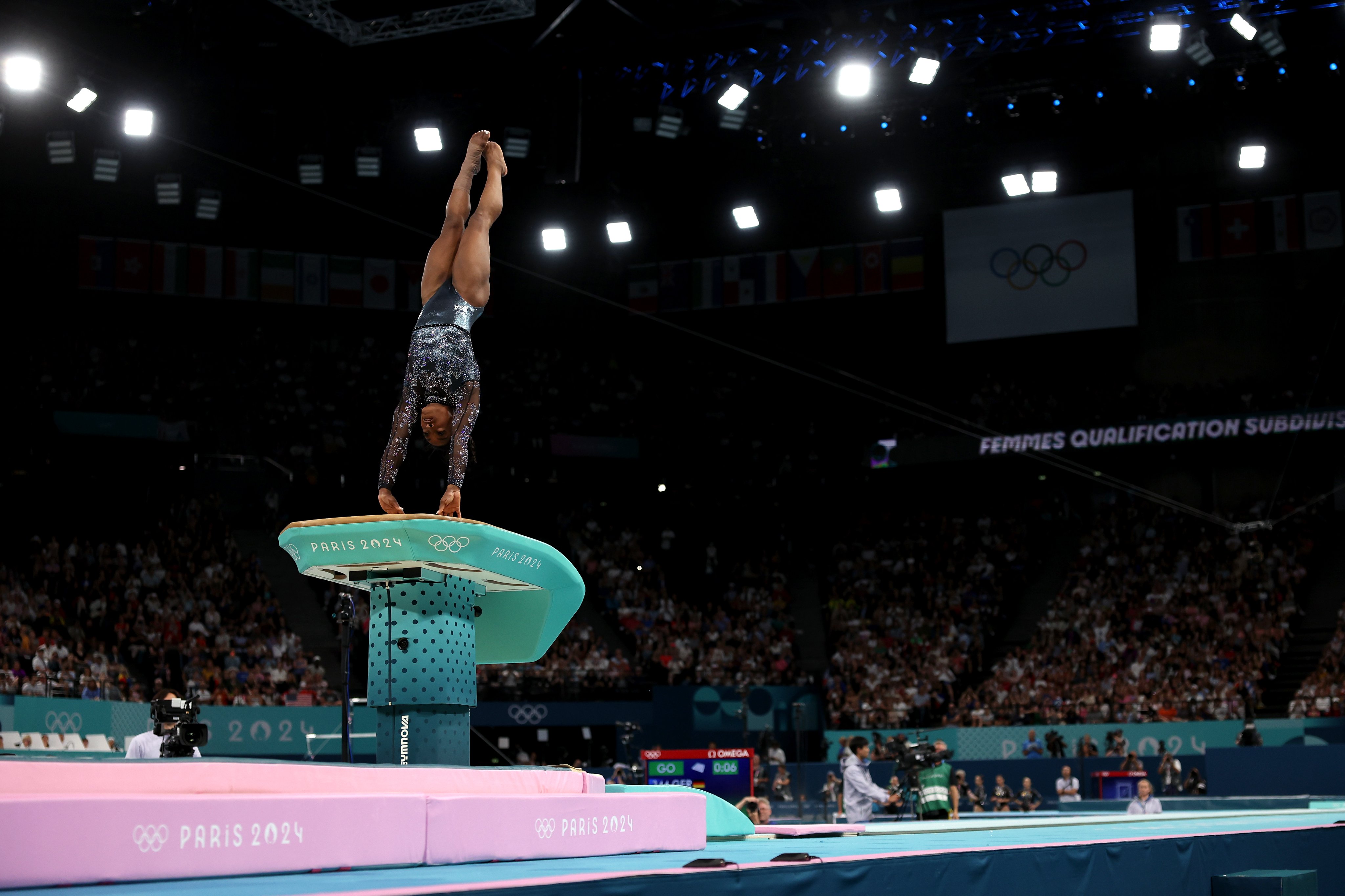 Simone Biles, la diosa de la gimnasia, vuelve con espectaculares ejercicios
