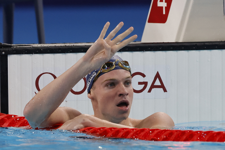 París 2024: de Ledecky a Evenepoel, un desfile de históricos oros