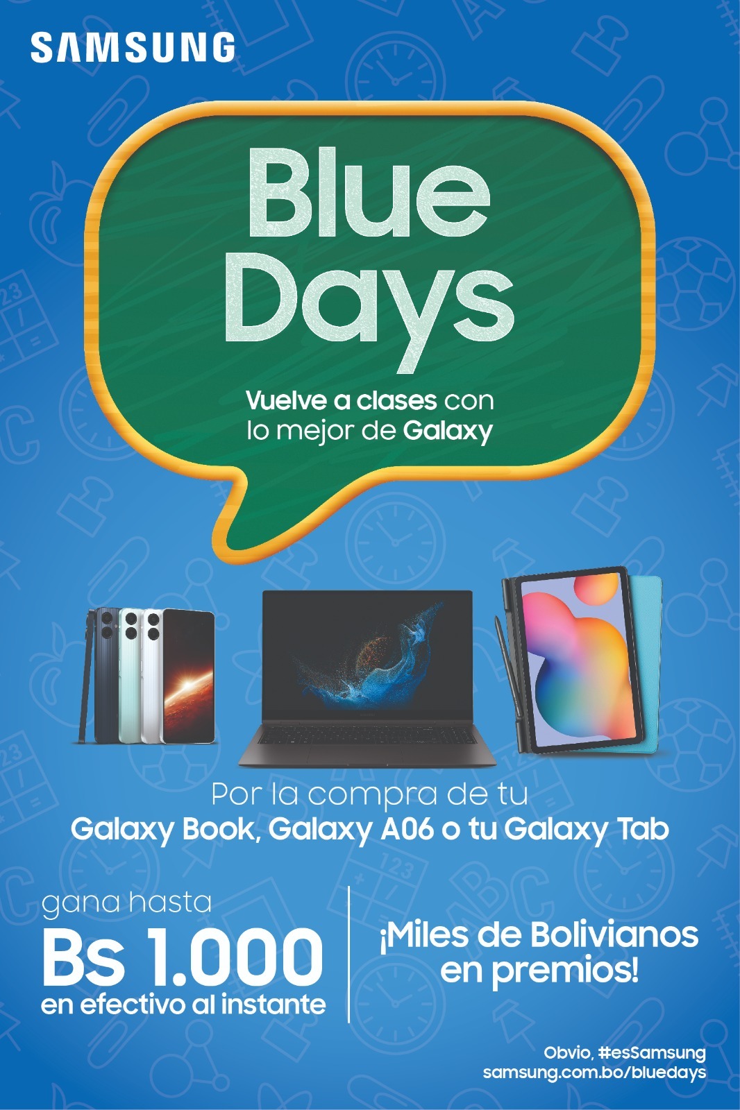 Samsung lanza los Blue Days con promociones para el regreso a clases
