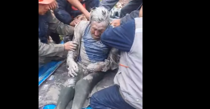 Una mazamorra cubre parte de la  comunidad de Andavilque, en Llallagua