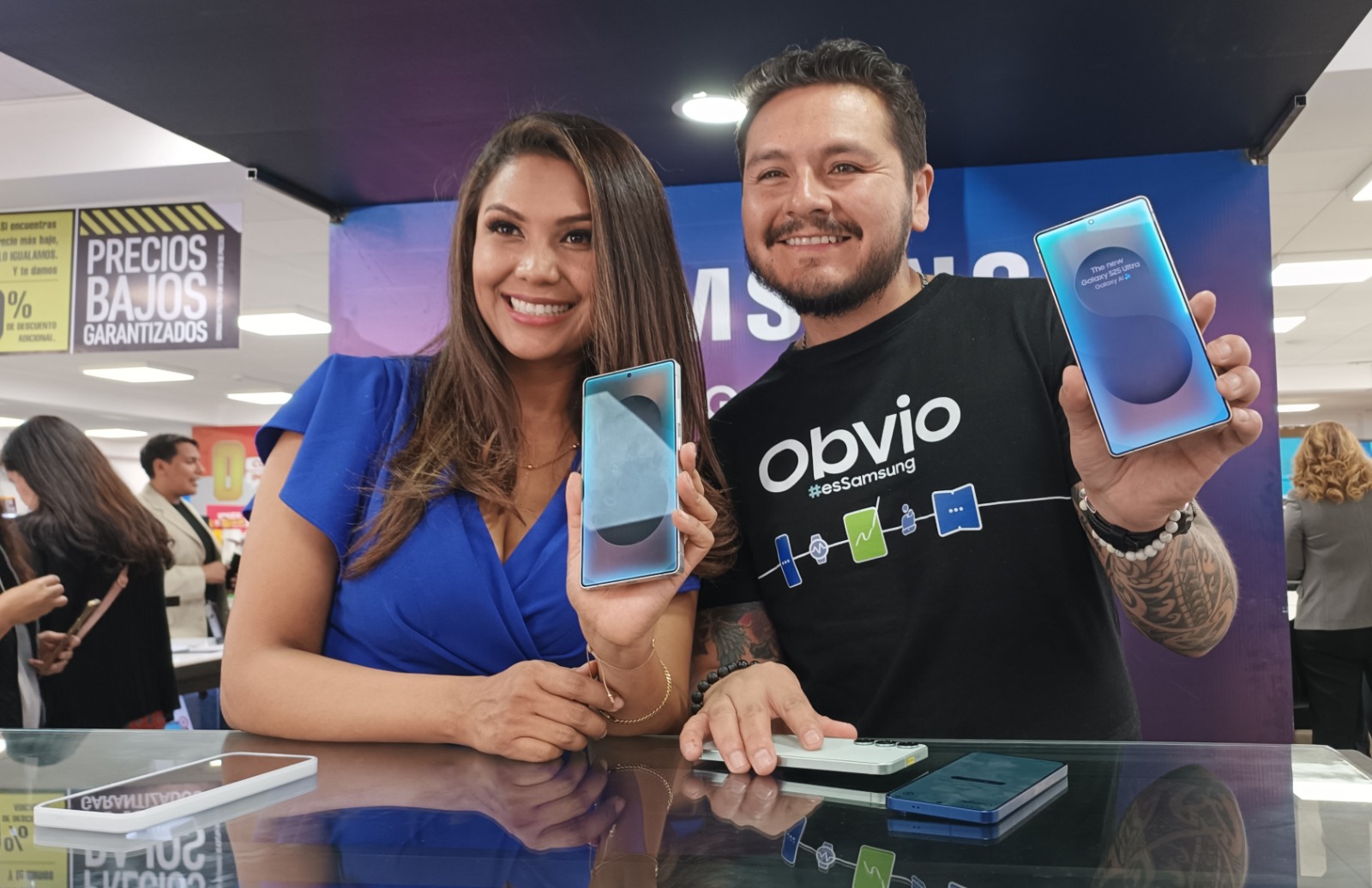 Samsung instala un set para generar contenido con el Galaxy S25 en DISMAC