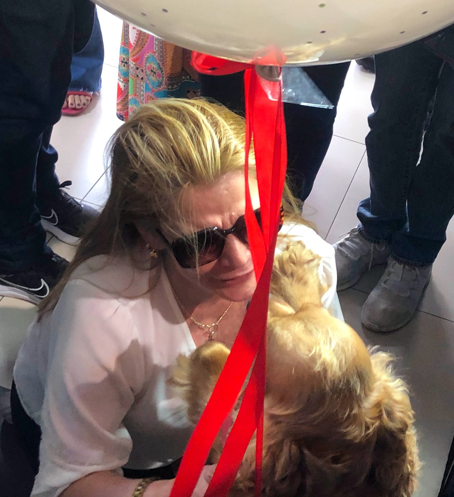 Áñez llegó a Trinidad luego de recuperar su libertad el jueves tras casi cinco años de prisión