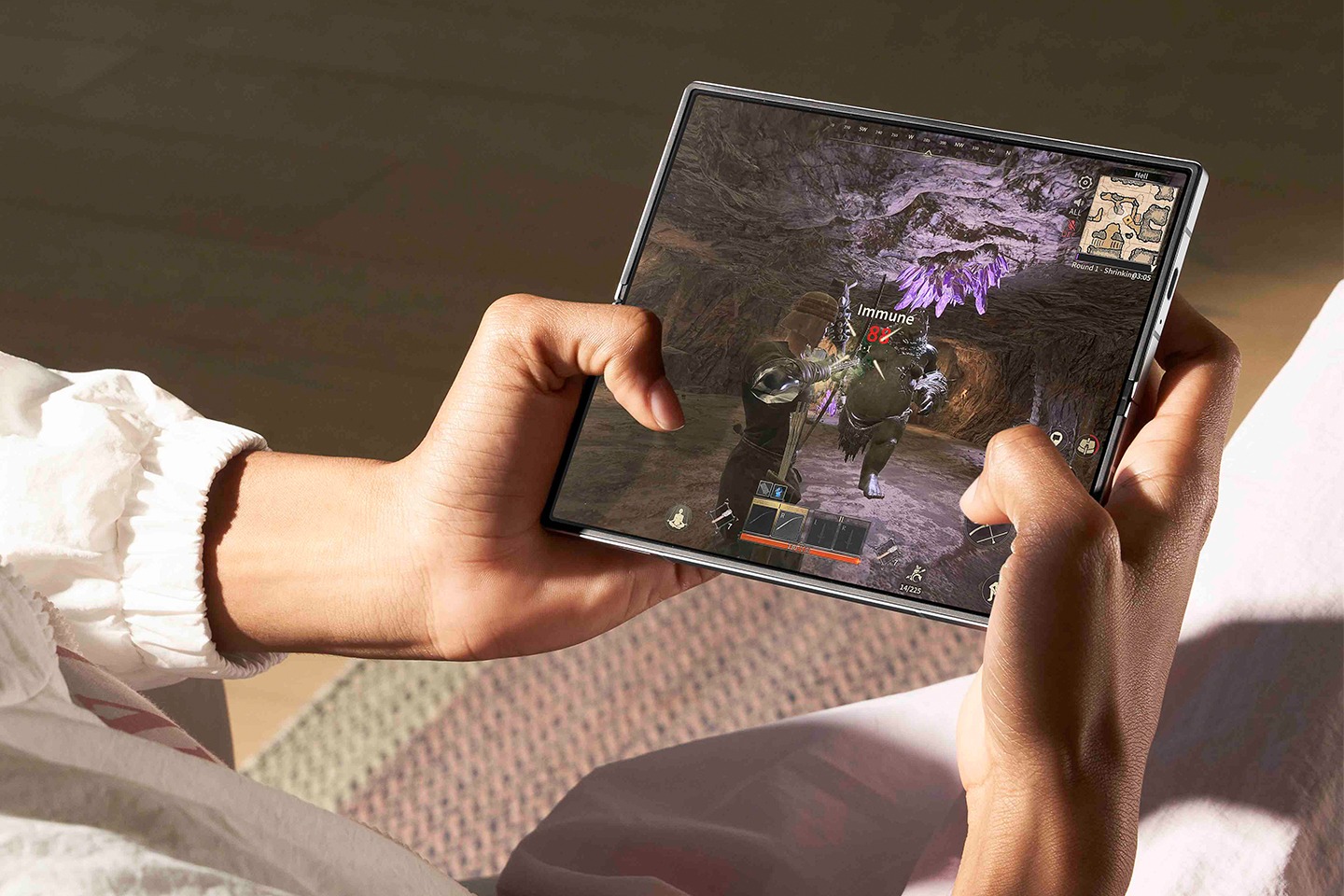 Plegado o desplegado, el Galaxy Z Fold7 lleva la experiencia de juego a otro nivel