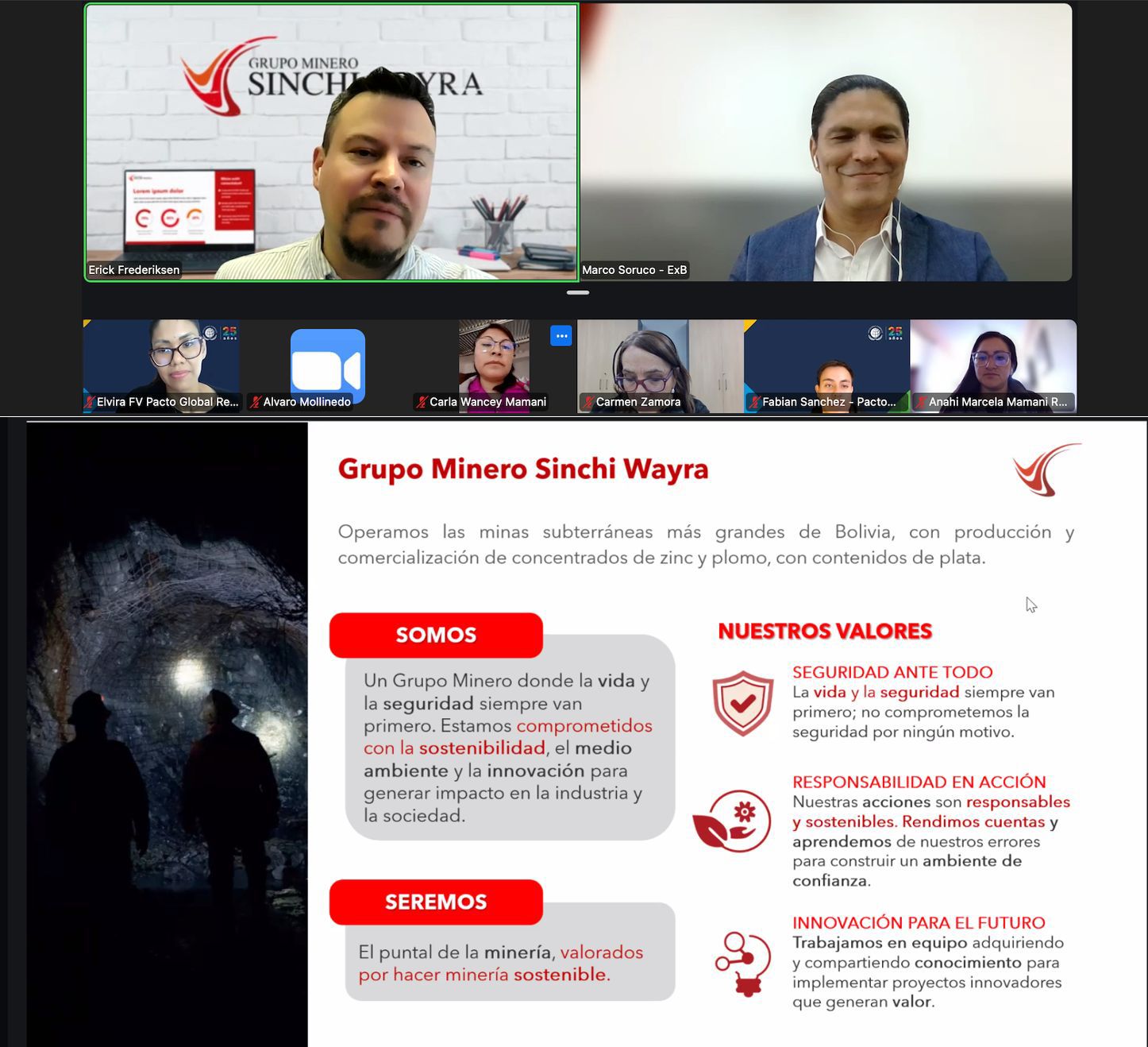 Sinchi Wayra expone el impacto de la minería responsable en favor de la niñez en un webinar de Pacto Global