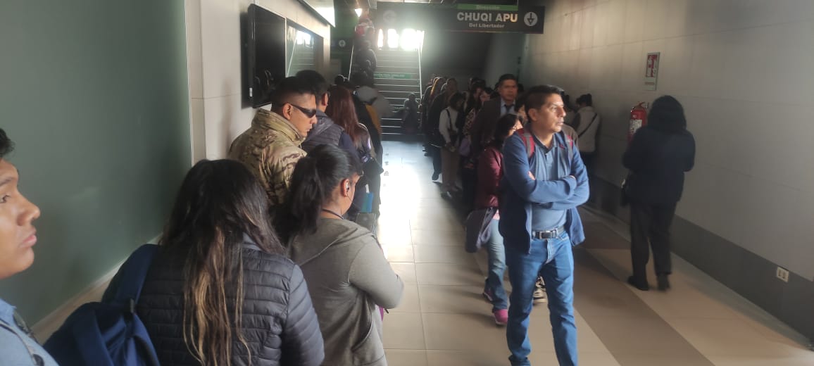 Debido a los bloqueos, el teleférico amplía su horario de atención