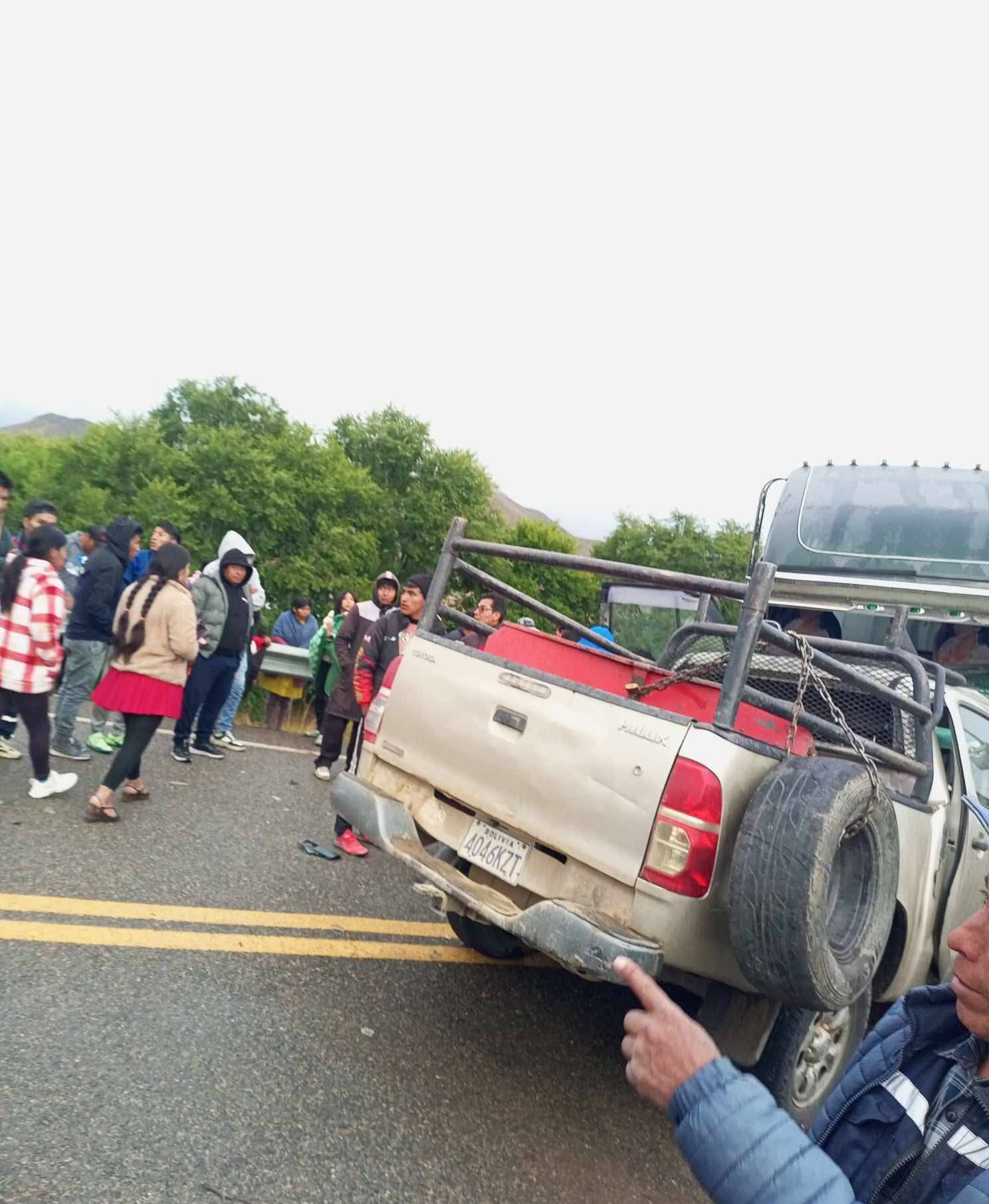 Choque frontal en una carretera de Potosí deja dos personas fallecidas