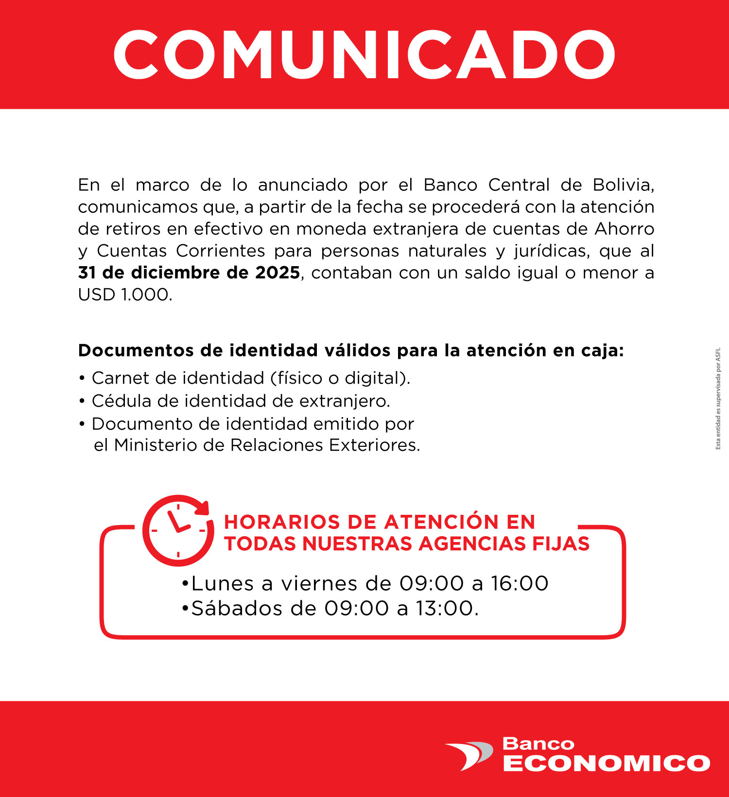 BCP anuncia que devolverá hasta 10.000 dólares a sus ahorristas