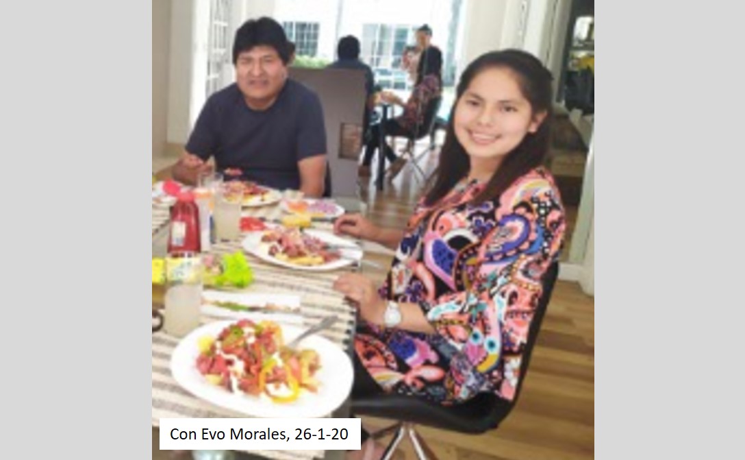 Nuevas fotografías del caso Noemí, una muestra los pies de Morales y la joven