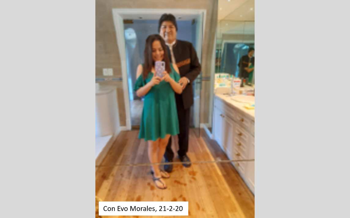 Nuevas fotografías del caso Noemí, una muestra los pies de Morales y la joven
