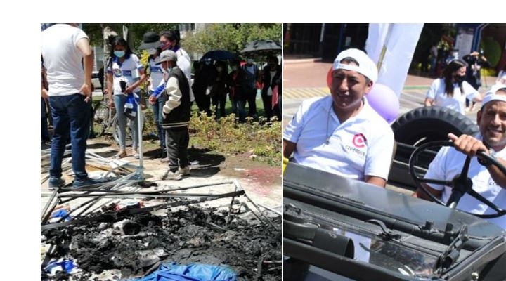 Desalojan a masistas de una plaza en Cochabamba y Camacho y Pumari no usan barbijos