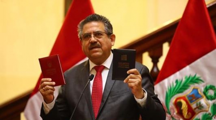 El presidente del Congreso, Manuel Merino, asumirá la Presidencia del Perú en reemplazo de Martín Vizcarra
