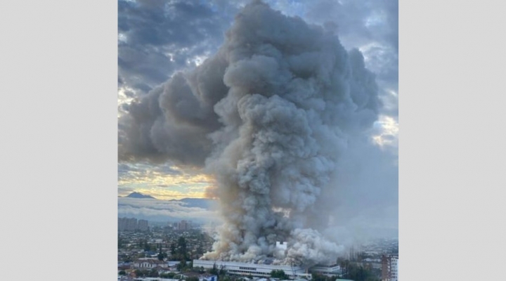 Chile: controlan incendio en un hospital de Santiago