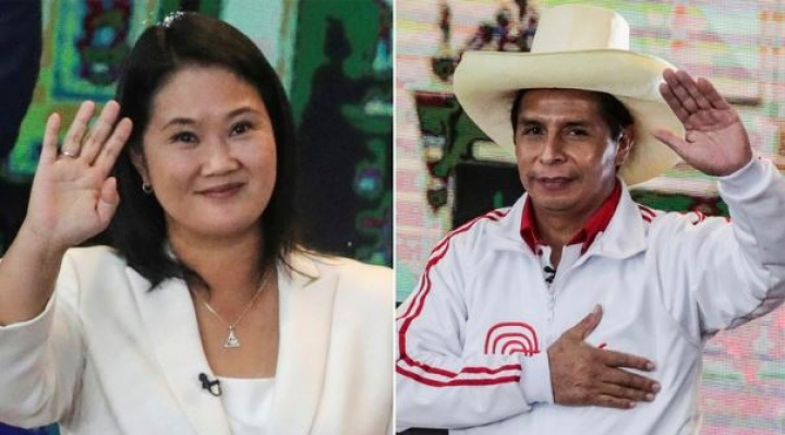 Incertidumbre en Perú: encuesta a boca de urna vaticina un escenario reñido entre Keiko y Castillo