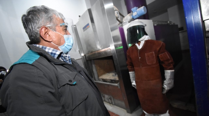Alcaldía de La Paz informa que el Crematorio en el Cementerio General ha sido sobrepasado por la cantidad de fallecidos