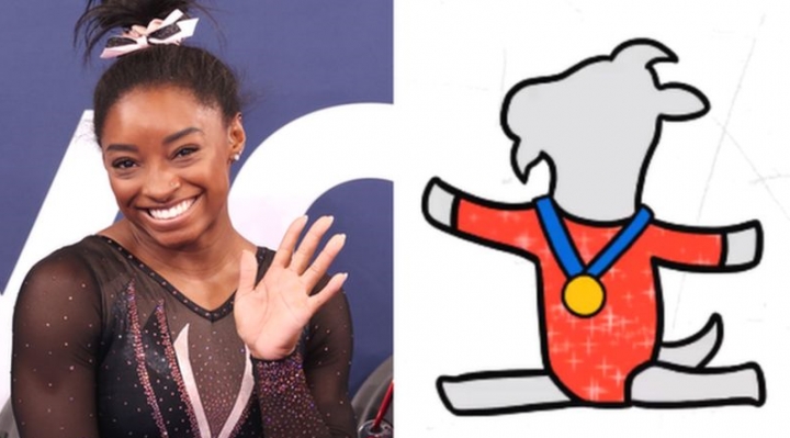 Simone Biles: por qué han elegido una cabra como el emoji de la gimnasta estadounidense para los Juegos de Tokyo 2020