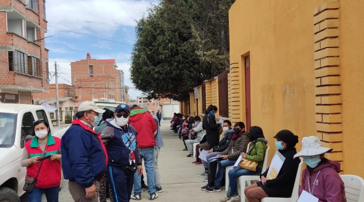 Eva Copa: Jornada masiva de vacunación en El Alto sobrepasó las expectativas