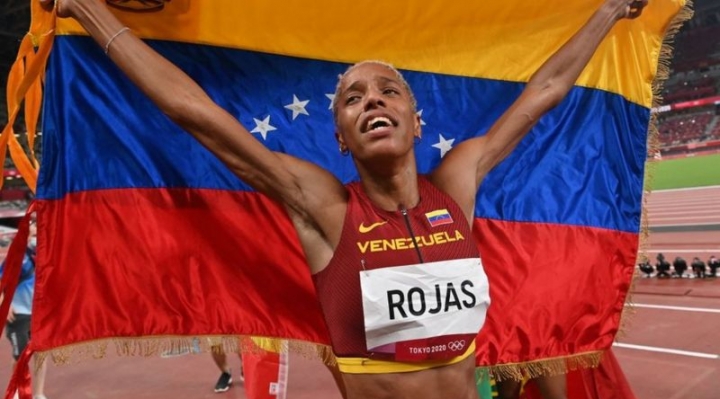 Yulimar Rojas, la venezolana que soñaba con ser atleta y se convirtió en campeona olímpica batiendo récords