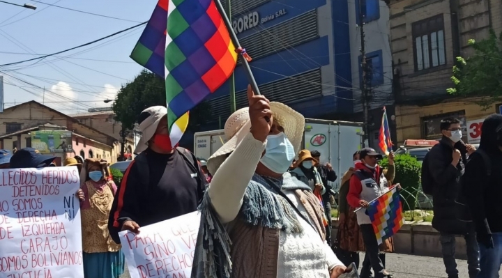 Marchistas de Sacaba y Senkata exigen reunión con el Presidente; rechazan a Lima