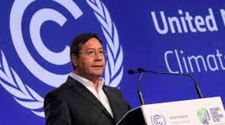 Arce acusa a países desarrollados del nuevo “colonialismo de carbono” y se olvida de las cifras en rojo de Bolivia