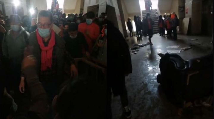 Enfrentamientos entre universitarios por la FUL deja destrozos en la UMSA 
