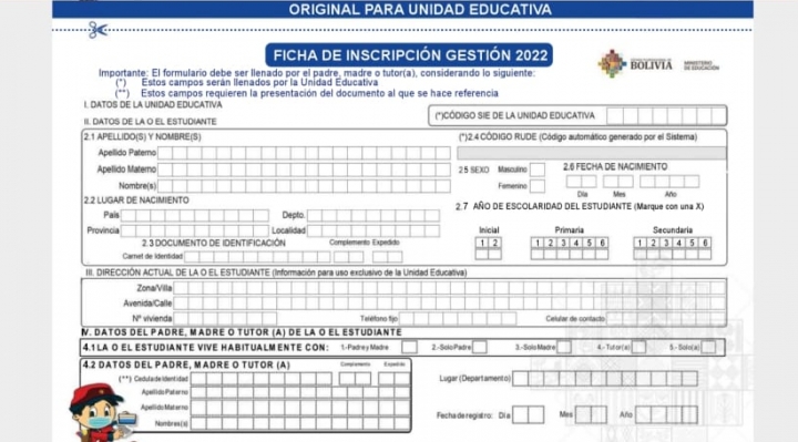 Formulario de inscripción virtual evita aglomeraciones, destaca el Ministerio de Educación 