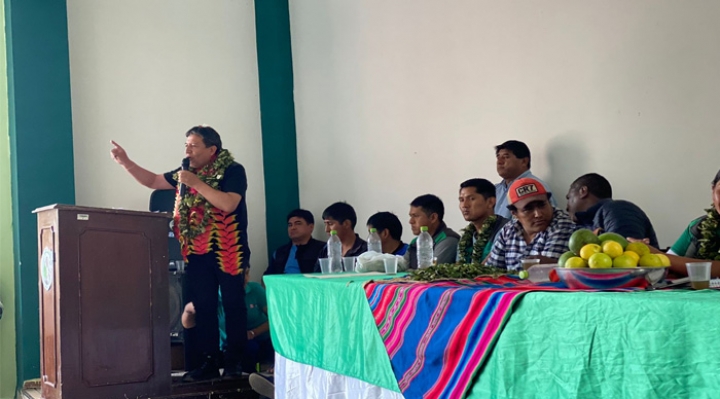 Choquehuanca: estamos mal porque estamos divididos
