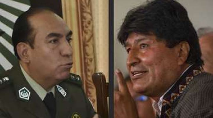 Morales identifica al Director de la FELCN como un responsable de “encubrir” al narcotráfico