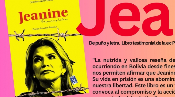 Desde la cárcel, Añez presenta su libro testimonial “Jeanine de puño y letra”
