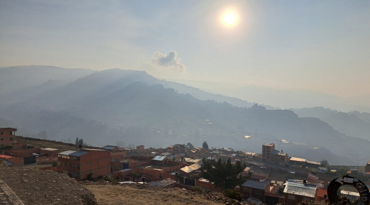 Densas humaredas cubren los cielos de La Paz, Cochabamba y Santa Cruz