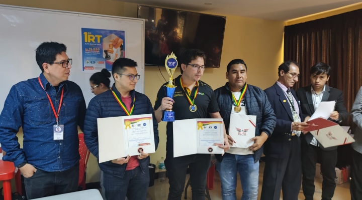 El cruceño José Gemy gana el torneo IRT Élite Bolivia 2024 de ajedrez