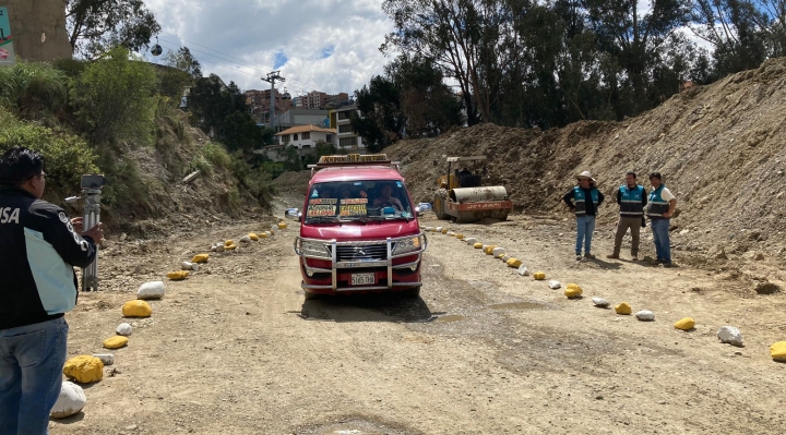 Alcaldía habilita provisionalmente la Av. La Paz por el cierre de avenidas Libertador y Poeta