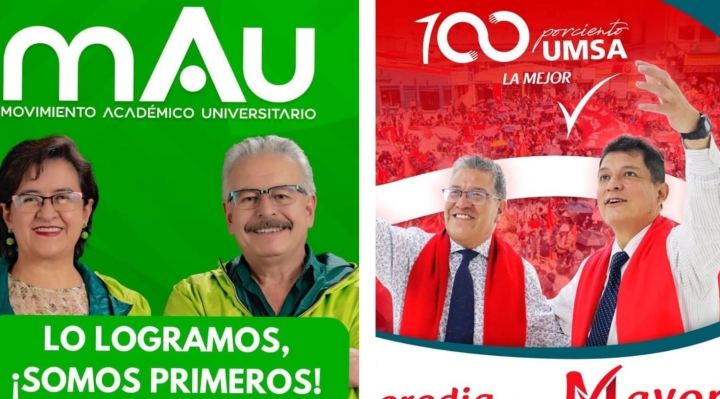 UMSA: candidatos que van a segunda vuelta buscan acercamientos con frentes perdedores