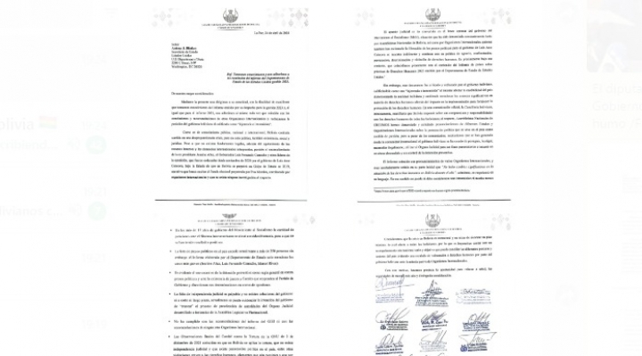 Creemos envía carta al Secretario de Estado de EEUU y denuncia que continúan agravios y violaciones a DDHH