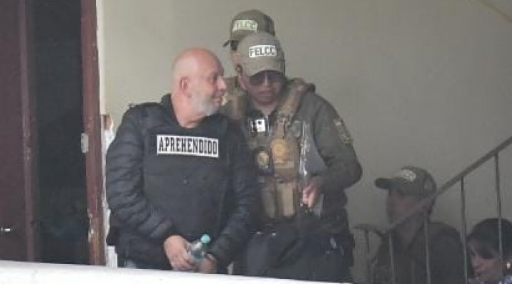 Murillo ingresa a la FELCC de La Paz