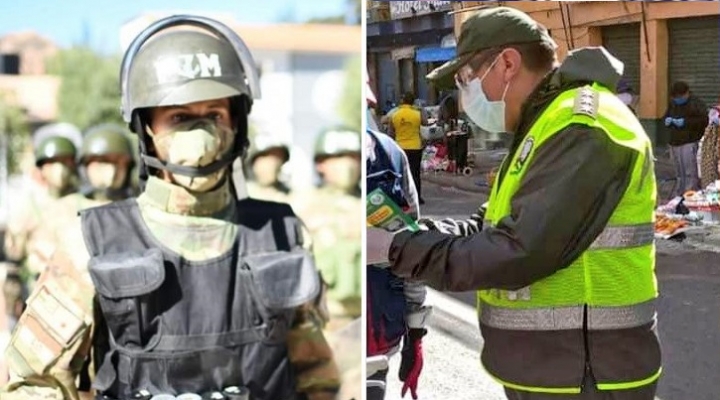 En más de dos meses de cuarentena, siete policías y un militar fallecieron a causa del Covid-19