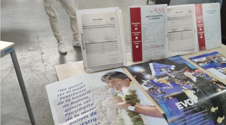 Gobierno: editorial del Estado “era casa de campaña del MAS” donde se imprimía propaganda electoral 