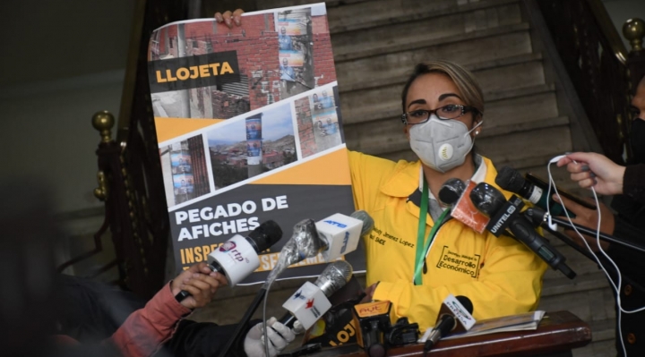 Alcaldía de La Paz fija multa de Bs 280.000 en contra de CC por campaña no autorizada