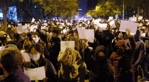 China: por qué una hoja en blanco se convirtió en el símbolo de las inéditas protestas en ese país 1