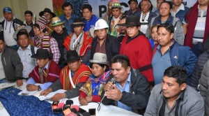 Pacto de Unidad arcista desconoce congreso del MAS de Lauca Ñ y llama a un cabildo para el 17 de octubre en El Alto 1