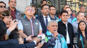 Alcaldía de La Paz amanece cerrada en rechazo a la detención del alcalde Iván Arias