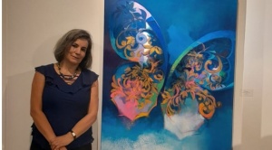 Exitosa exhibición de pinturas de Cecilia Wilde en Santa Cruz