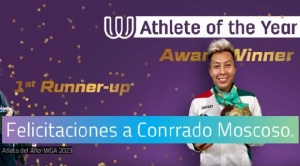 Conrrado Moscoso gana el premio al Atleta del Año de los Juegos Mundiales 2023