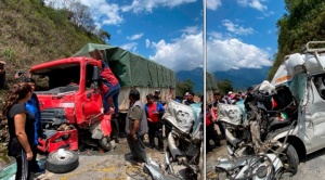 Dos hechos de tránsito dejan al menos una veintena de heridos en la ruta a los Yungas