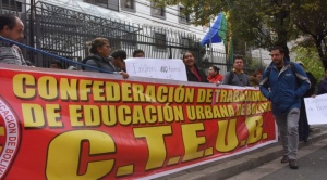 Magisterio urbano marcha este lunes  en La Paz y se suma a las medidas de presión contra el proyecto de Ley 035
