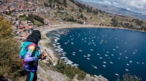 Los atletas paceños Franco y Yana ganan el primer Skyrunning Copacabana