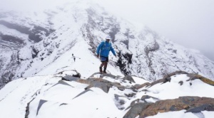 Atletas paceños Franco y Yana triunfan en el Snowrunning Chacaltaya 1