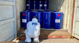 Operativo en Chile incauta 146 toneladas de precursores para pasta base con destino a Bolivia 1