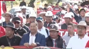 En Tarija, Arce y Choquehuanca acompañan marcha de la COB por el Día del Trabajo 1